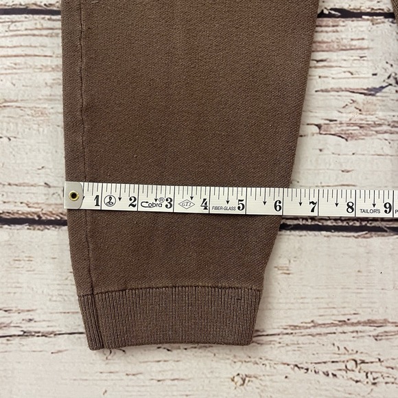 Monrow Women's Brown‎ Knit Sweatpants Size XS Inseam 25" Activewear Summer - Picture 2 of 8